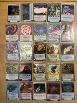 Chaotic Cards TCG lot of 50 rare cards, mixed sets, unused codes NM/LP - Image 1