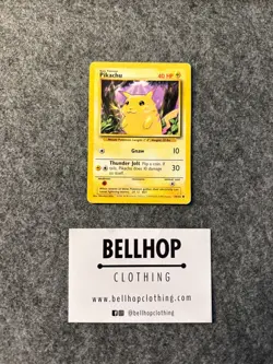 Pokemon Card Pikachu Base Set Common 58/102 Yellow Cheeks - Image 2