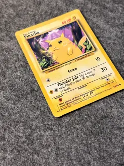 Pokemon Card Pikachu Base Set Common 58/102 Yellow Cheeks - Image 4