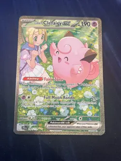 Lillies Clefairy EX Journey Together Card 184/159 SIR NM Condition - Image 1