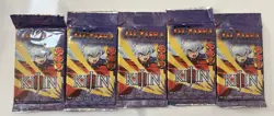 2005 INU YASHA TCG: KIJIN BOOSTER CARD PACK LOT OF 5 Panini Sealed 1st Edition - Image 1