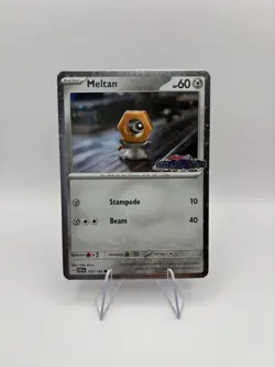 Meltan Cosmos Holo Stellar Crown Stamped Promo 102/142 NM Pokemon Card - Image 1