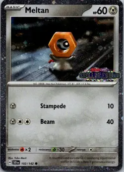 Meltan (Stellar Crown Stamped) Common Miscellaneous Cards & Products 102/142 NM - Image 1