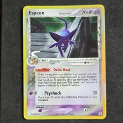 Pokemon Espeon 4/113 Rare Delta Species 2005 TCG Card Near Mint - Image 1