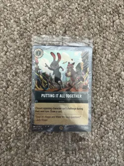 Disney Lorcana TCG Putting It All Together Zootropolis/Zootopia 2 Promo Card - Image 1