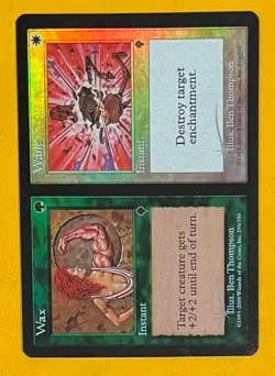 MTG WAX - WANE (Foil) Invasion (OldManMTG 011-821) - Image 1