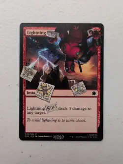 Lightning Bolt 2026 MTG Secret Lair Drop Deadpool Non Foil - Image 1