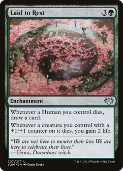 Laid to Rest #207 (LP) Crimson Vow VOW Magic MTG - Image 1