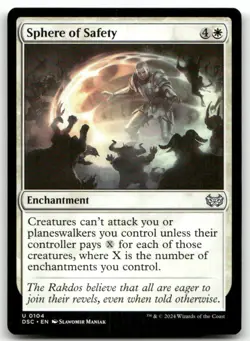 Sphere of Safety #104 (NM) Duskmourn DSC Magic MTG - Image 1