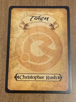 MTG Magic: The Gathering - SOLDIER - Christopher Rush Signed Token - NM - Image 4