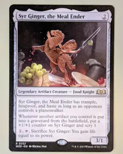 Syr Ginger, the Meal Ender - Wilds of Eldraine #252 Rare - Near Mint - MtG - Image 1