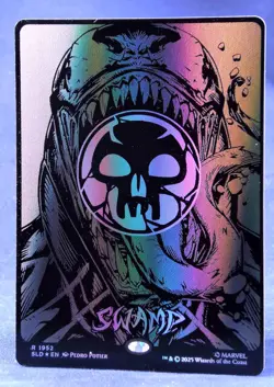 Swamp (1952) MTG -Raised FOIL - Secret Lair Mana Symbiote Lands SLD - NM - Image 1