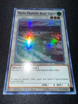 Yugioh Mecha Phantom Beast Token (Dracossack) OP09-EN026 Super Rare LP - Image 1