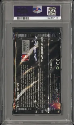 2021 Pokemon INT'L Shining Fates Foil Booster Pack Charizard Art PSA 10 Gem Mint - Image 2