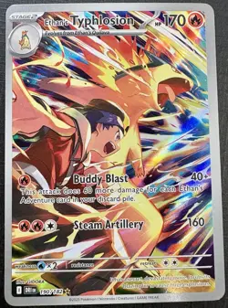 Ethan's Typhlosion 190/182 Destined Rivals - ILLUSTRATION RARE - 2025 Pokemon - Image 1