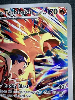 Ethan's Typhlosion 190/182 Destined Rivals - ILLUSTRATION RARE - 2025 Pokemon - Image 2