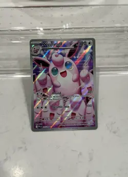 Pokemon TCG Phantasmal Flames Wigglytuff 105/94 Illustration Rare IR NEW! - Image 1