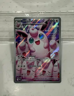 Pokemon TCG Phantasmal Flames Wigglytuff 105/94 Illustration Rare IR NEW! - Image 3