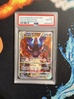 NEW CERT Lucario Vstar SWSH291 PSA 10 Pokemon GEM MINT - Image 1