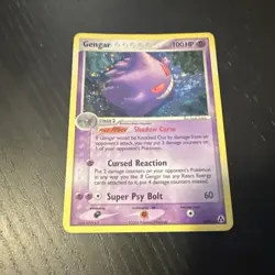 Pokemon Gengar Legend Maker 5/92 100HP Holo Rare Stage 2 English Swirl - Image 1