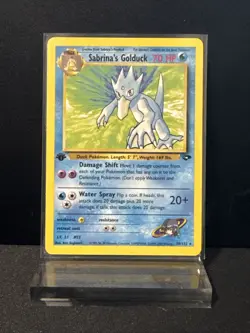 Sabrina's Golduck 30/132 Rare- Gym Challenge - 1st Edition - Pokemon WOTC - Image 1
