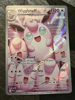 Wigglytuff illustration rare 105/094 ME02 Phantasmal Flames Pokemon TCG NM - Image 1