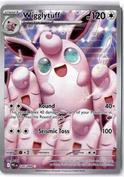 Pokemon TCG Wigglytuff 105/094 Illustration Rare Phantasmal Flames NM/M - Image 1