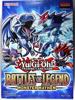 Yugioh Battles of Legend: Monster Mayhem Mini Box 1st Edition *Factory Sealed* - Image 1