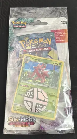 Pokemon Sun & Moon Guardians Rising Single Pack Blister Lurantis - Image 1