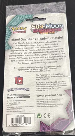 Pokemon Sun & Moon Guardians Rising Single Pack Blister Lurantis - Image 2