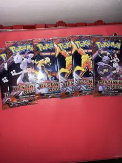 Pokemon TCG: Scarlet and Violet Destined Rivals x6 Booster Pack Sealed - Image 2