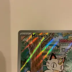 Pokemon Meowth 106/094 – Phantasmal Flames – English IR (Illustration Rare) Aa16 - Image 2
