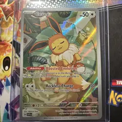 Pokemon TCG Eevee Prismatic Evolutions Black Star Promo - Image 1