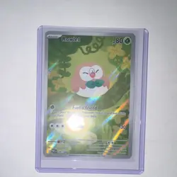 Pokemon TCG Rowlet 090/088 - PDR - Holo - Illustration Rare - HP 80 - Image 1