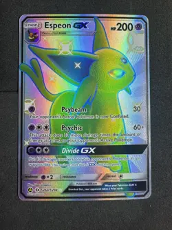 Pokemon TCG - Espeon GX (SV60/SV94) - NM - Shiny - Full Art Rare - Hidden Fates - Image 1