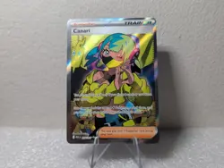 Pokemon Canari Trainer-Supporter Full Art Ultra Rare Holo 257/217 English - Image 1