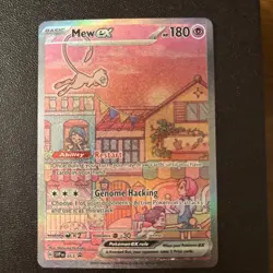 Pokemon Mew Ex 053 Scarlet Violet 151 Black Star Promo UPC Near Mint!! - Image 1