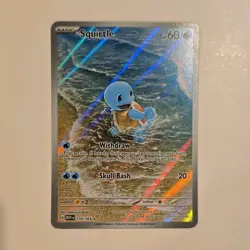 Pokemon Squirtle 170/165 Sv: Scarlet & Violet 151 Full Art Holo Rare - Image 1