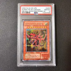 PSA 10 YuGiOh Slifer The Sky Dragon G4-01 Egyptian God Secret Rare Japanese - Image 1