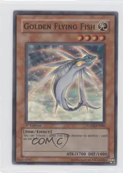Golden Flying Fish 1st Ed. YuGiOh Phantom Darkness #PTDN-EN086 2008 - Image 1