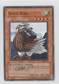 Sonic Bird Unlimited YuGiOh Starter Deck Pegasus #SDP-011 2003 READ - Image 1