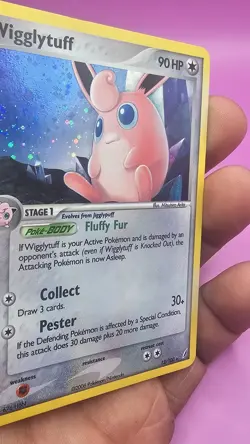 Wigglytuff 13/100 Holo Rare Crystal Guardians Pokemon Card LP - Image 5