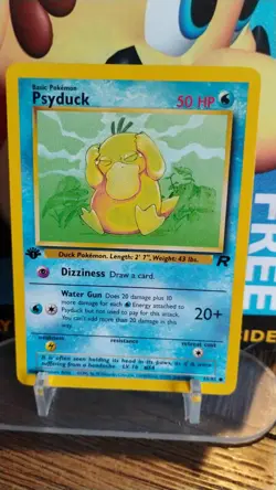 PSYDUCK Team Rocket Set POKEMON Non-Holo 1st Edition 2000 Trading Card 65/82 - Image 1