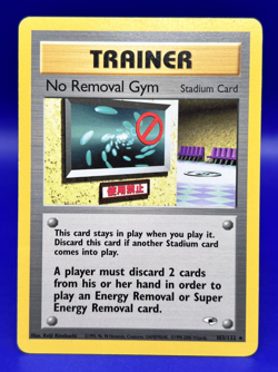 Pokemon Card Gym Heroes Rare No Removal 103/132 LP- MP - Image 1