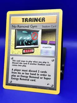 Pokemon Card Gym Heroes Rare No Removal 103/132 LP- MP - Image 2