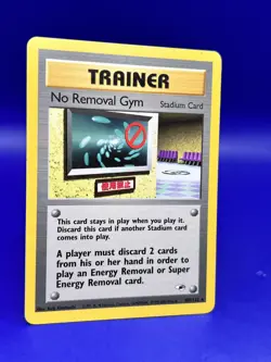 Pokemon Card Gym Heroes Rare No Removal 103/132 LP- MP - Image 3