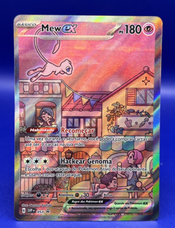 2023 Pokemon Card 053 Mew Ex Promo 151 Portuguese Edition NM - Image 1