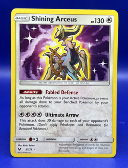 2017 Pokemon Card Shining Arceus 57/73 Shining Legends Holo Rare LP- - Image 1