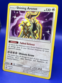2017 Pokemon Card Shining Arceus 57/73 Shining Legends Holo Rare LP- - Image 2