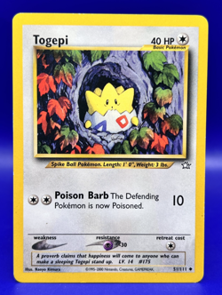 Pokemon Card Neo Genesis Unlimited Togepi 51/111 LP+ - Image 1